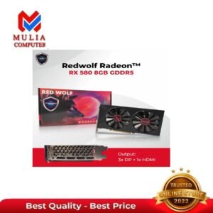VGA CARD ATI RADEON RED WOLF RX580 8GB