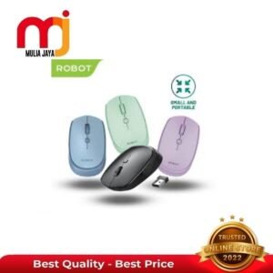 MOUSE WIRELESS ROBOT M205 HIJAU/BIRU/UNGU