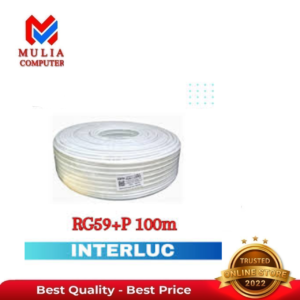KABEL RG59 INTERLUC 100M PUTIH