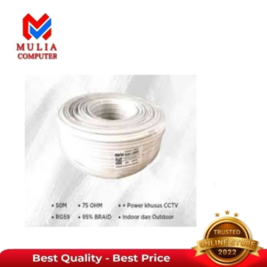 KABEL RG59 INTERLUC 50M PUTIH